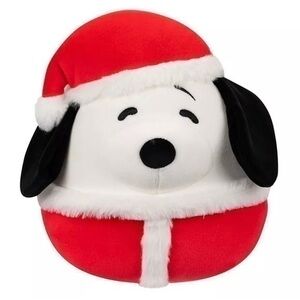 NWT. SQUISHMALLOWS Peanuts Holiday Snoopy 10” Plush